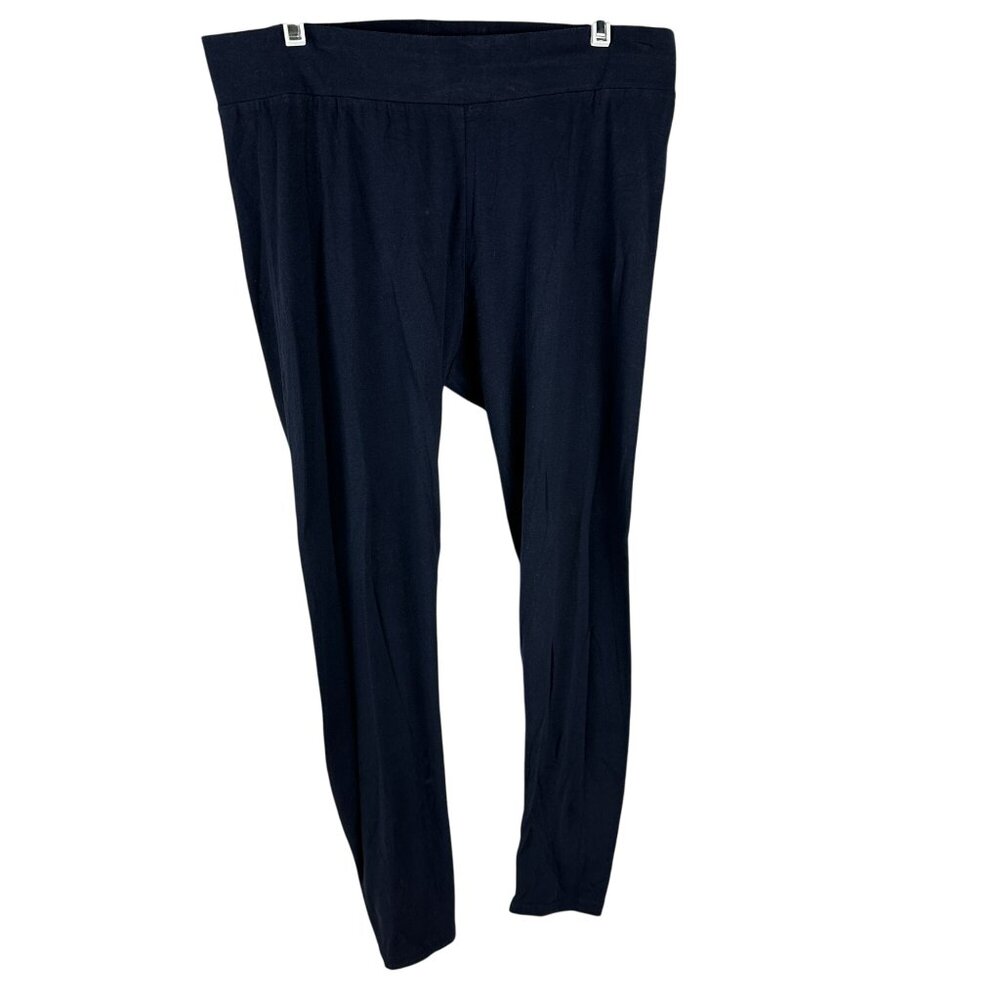 Cato Womens Navy Leggings Size 14/16W Cotton Spandex Blend